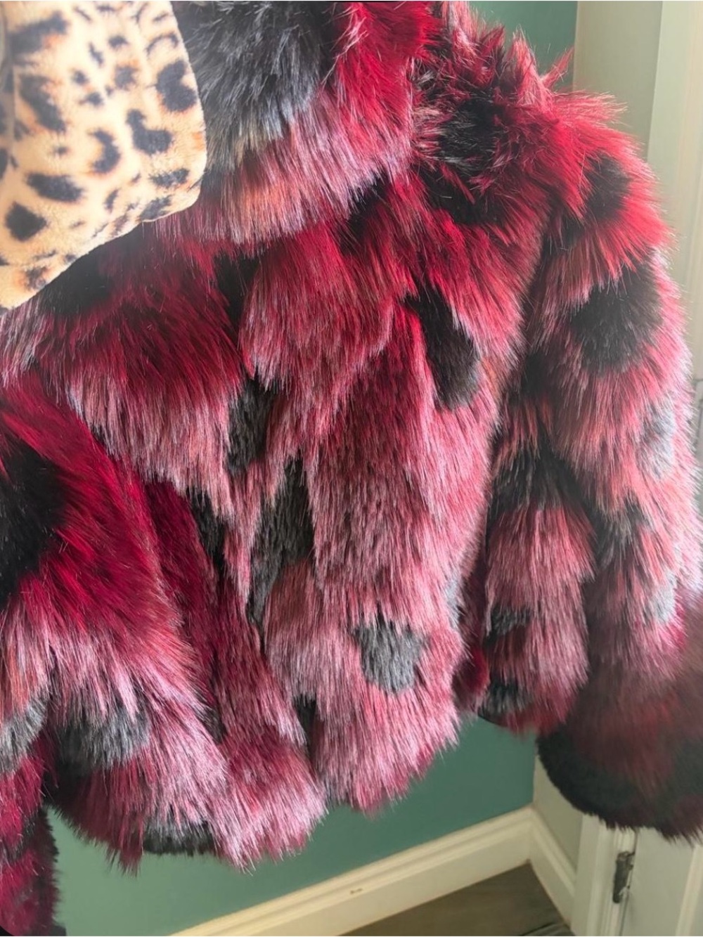 Karl Lagerfeld Faux Fur Coat